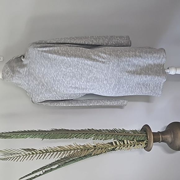 Cato Heather Gray Cowl Neck Tunic Sweatshirt - Picture 2 of 12